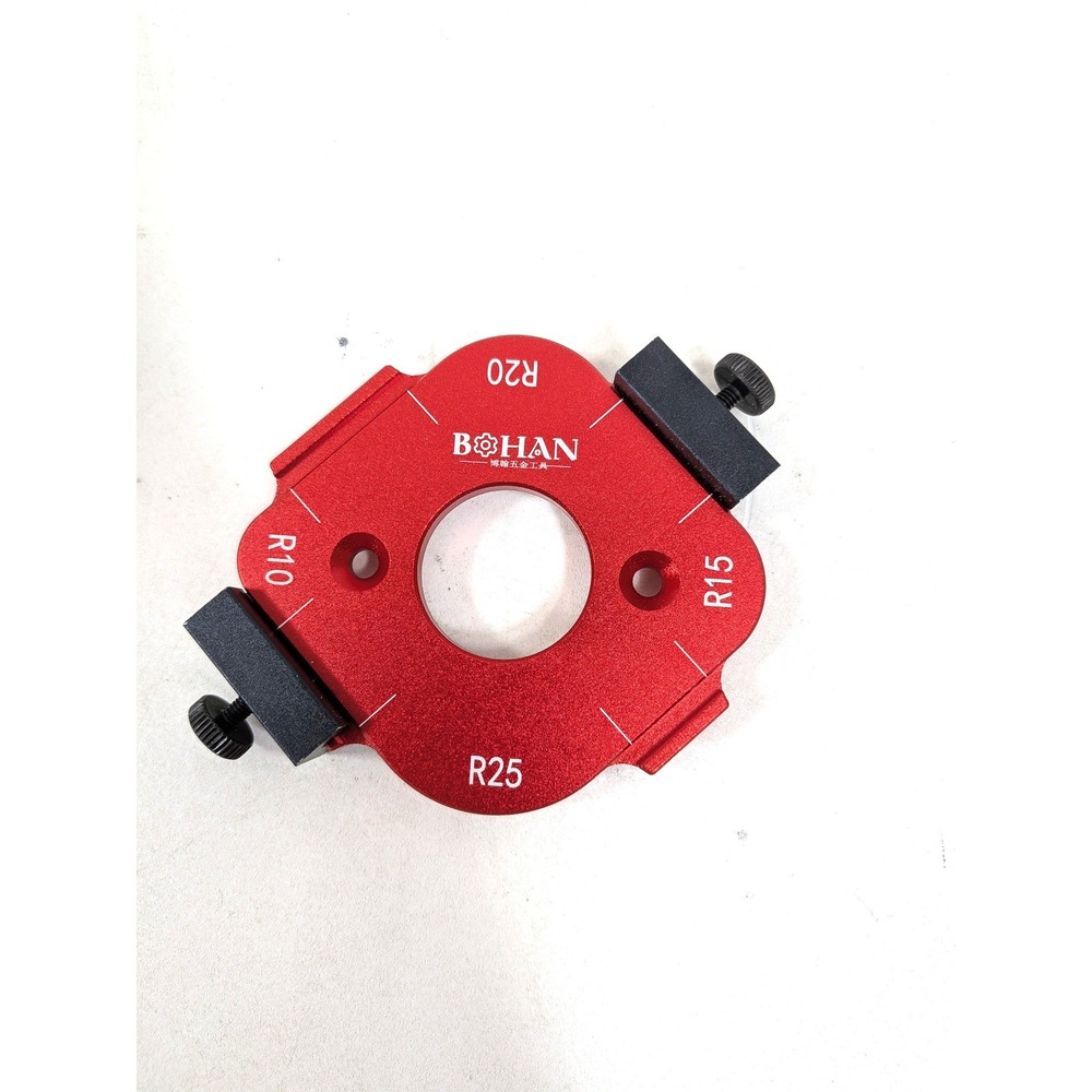 2‎ Bohan Aluminum Radius Corner Jig Woodworking Router Template R10 R15 R20 R25 - Picture 2 of 7